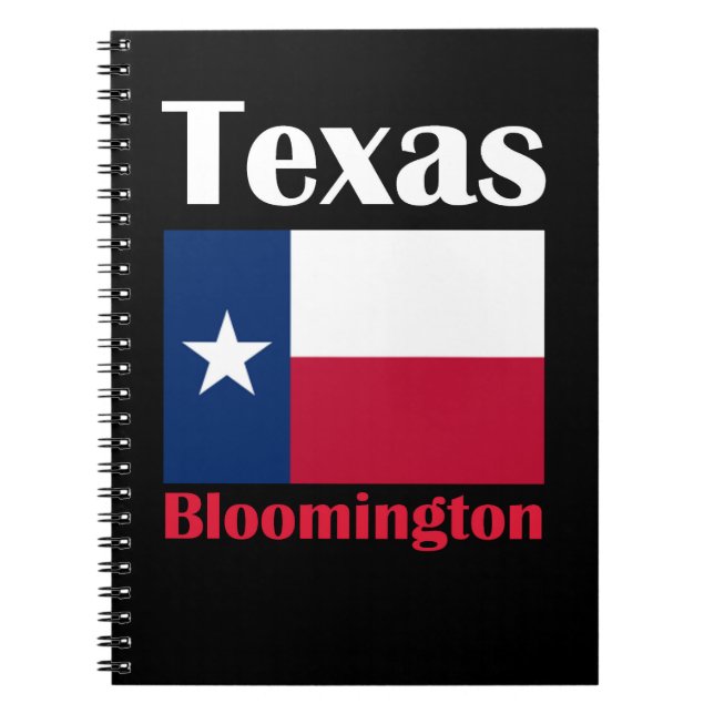Bloomington TX Anteckningsbok (Framsidan)