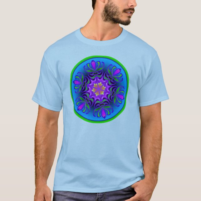Bloom'n blått t-shirt (Framsida)