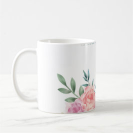 "Blooms in a Kopp: Blommigt Elegance Mugg" Kaffemugg