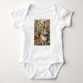 blooms och Bunny Dreams Baby Body Kostym T Shirt