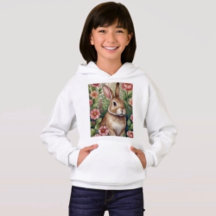  Blooms och Bunny Dreams Hoodie