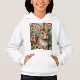 Blooms och Bunny Dreams Hoodie T Shirt