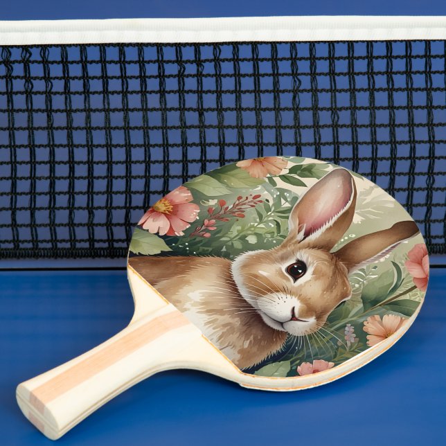  blooms och Bunny Dreams Ping Pong Paddle Pingisracket (Insitu)