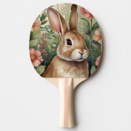 blooms och Bunny Dreams Ping Pong Paddle Pingisracket