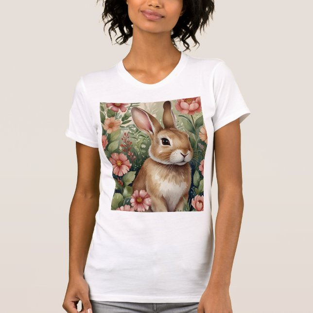  Blooms och Bunny Dreams T-Shirt (Framsida)