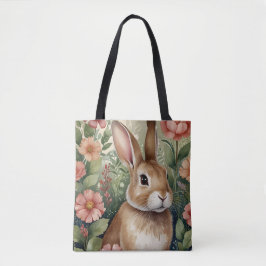Blooms och Bunny Dreams Tote Bag Tygkasse