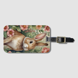 Blooms och Bunny Luggage Tag Bagagebricka