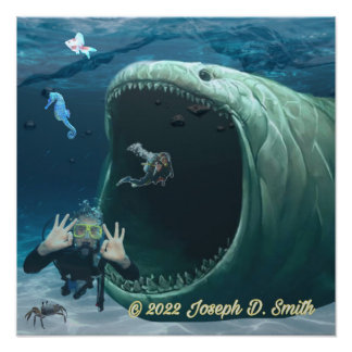 Bloop's Lunch Fototryck