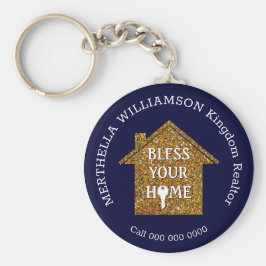 BLÖS HEMLIG REaltor-nyckelkedja i Gods Nyckelring