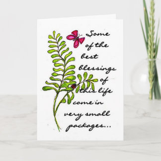 BLÖSNINGSKORT FÖR FÖDELSEDAGEN KORT