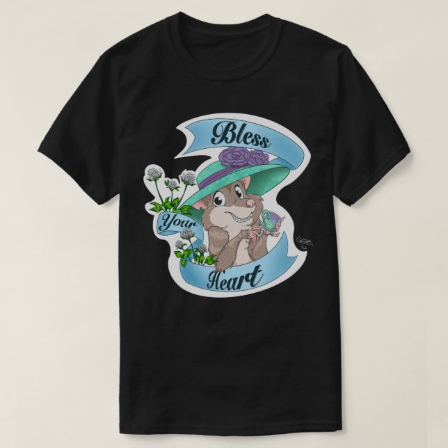 Bloss din hjärttmuskel t shirt (Design framsida)