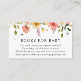 Blossom and Honey Books for Baby insert card Tilläggskort