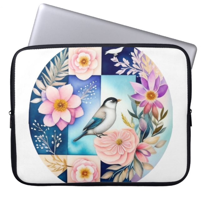 Blossom & Bird  Laptop Fodral (Framsidan)