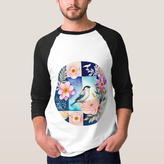 Blossom & Bird  T Shirt (Framsida)