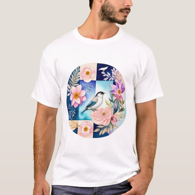 Blossom & Bird  T Shirt (Framsida)