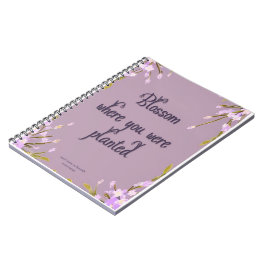 Blossom Blumen Mel Mae Schmidt Stationery Anteckningsbok