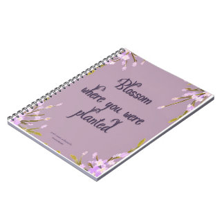 Blossom Blumen Mel Mae Schmidt Stationery Anteckningsbok