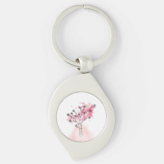 Blossom Breeze – Tårdråpe Blomster Nyckelring