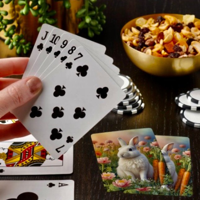 Blossom Bunny & Carrot Patch Spelkort  (Skapare uppladdad)