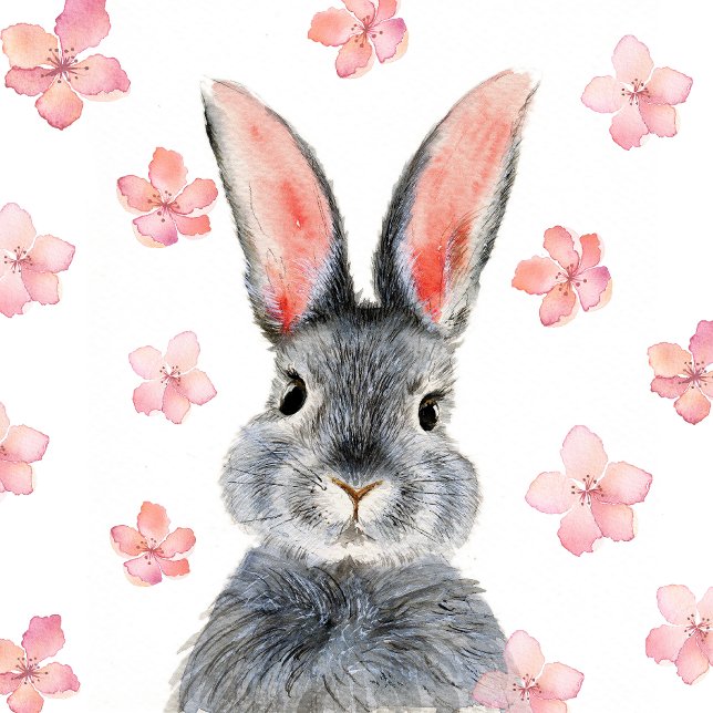 Blossom Bunny Kort (Skapare uppladdad)