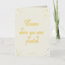 Blossom Goldkarte Mel Mae Schmidt Stationery