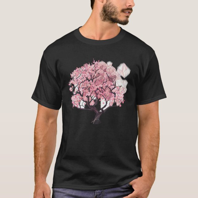 Blossom into Spring with this Beautiful Cherry blo T Shirt (Framsida)