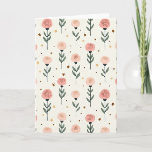 Blossom Mors Dags Mönsterkort Kort