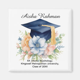 🎓Blossom & Tassel Examenmugg Magnet