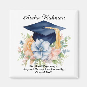 🎓Blossom & Tassel Examenmugg Magnet
