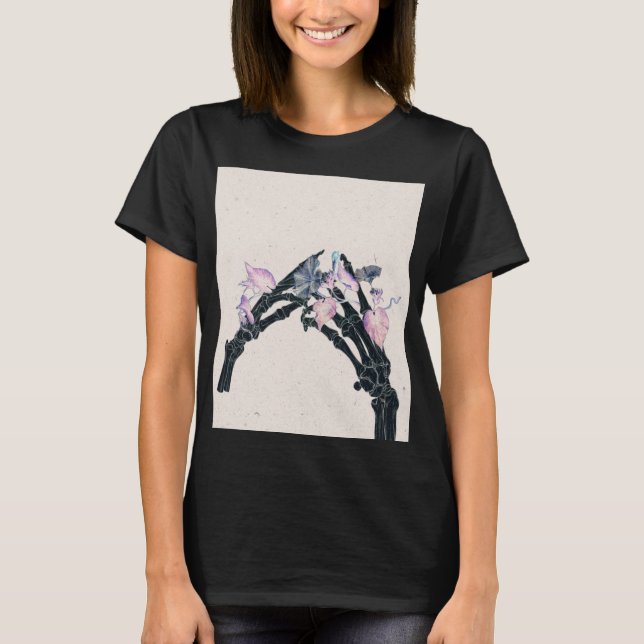 Blossomband #3 - Två Händer vid beröring T Shirt (Framsida)