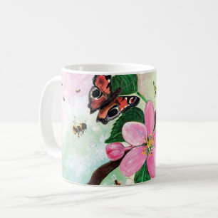 Blossombildande Träd för bin och andra pollinerare Kaffemugg