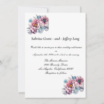 Blossomerande Rosa Flower Bröllop