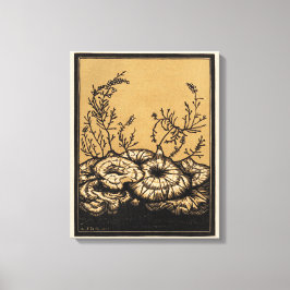 Blossomerande växter canvastryck