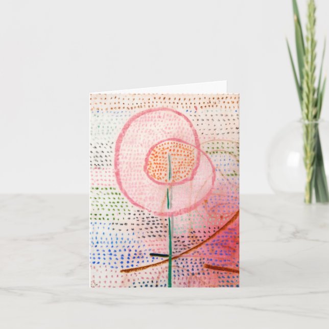 Blossoming 1934 Painting by Paul Klee Kort (Framsida)