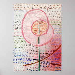 Blossoming, abstrakt konst av Paul Klee Poster