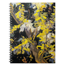 Blossoming Acacia Grenar (1890) Van Gogh spiral Anteckningsbok