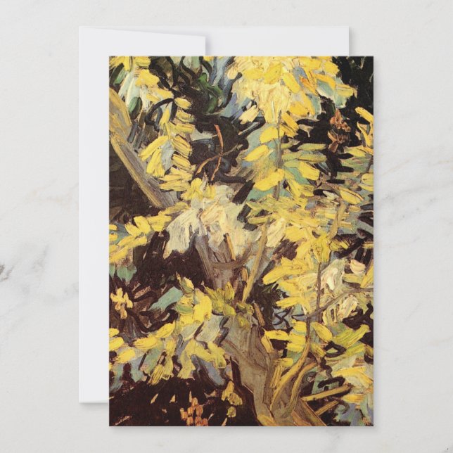 Blossoming Acacia Grenar av Vincent van Gogh (Framsida)