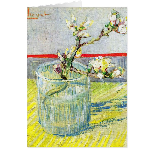 Blossoming Almond Gren av Vincent van Gogh Hälsningskort (Framsidan)