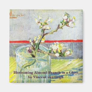 Blossoming Almond Gren av Vincent van Gogh Magnet