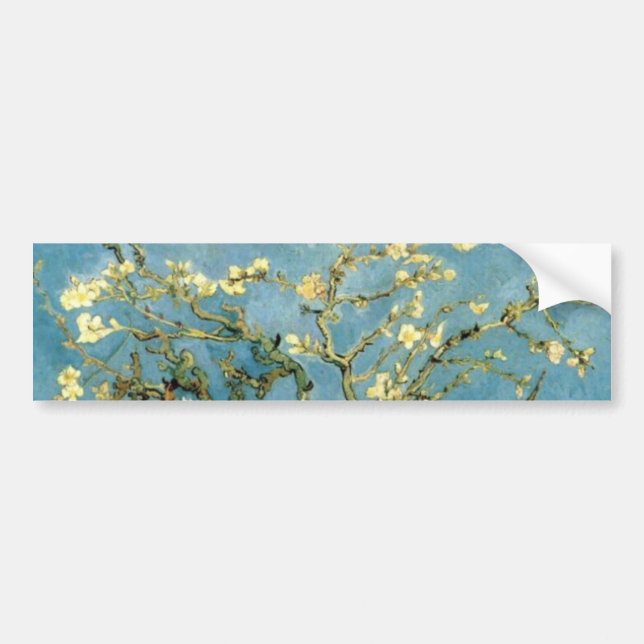 Blossoming Almond Träd av Van Gogh Bildekal (Framsidan)