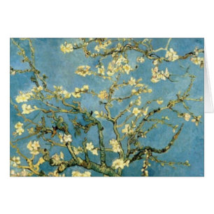 Blossoming Almond Träd av Van Gogh Hälsningskort