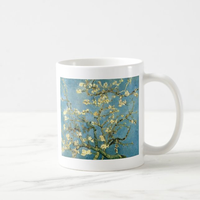Blossoming Almond Träd av Van Gogh Kaffemugg (Höger)