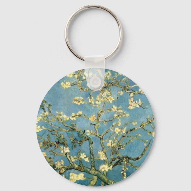 Blossoming Almond Träd av Van Gogh Nyckelring (Framsida)
