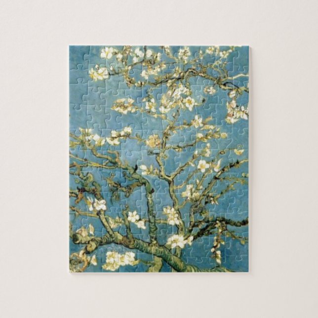 Blossoming Almond Träd av Van Gogh Pussel (Vertikal)