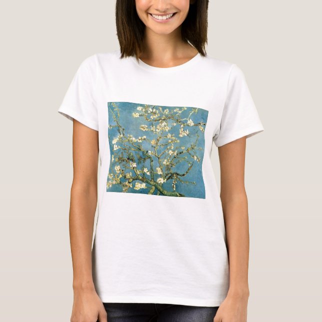 Blossoming Almond Träd av Van Gogh Tee Shirt (Framsida)