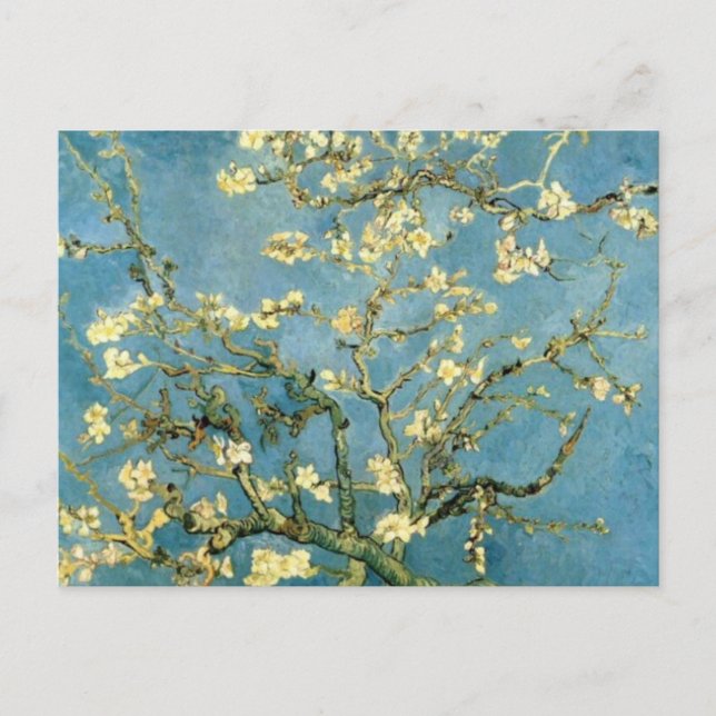Blossoming Almond Träd av Van Gogh Vykort (Framsida)