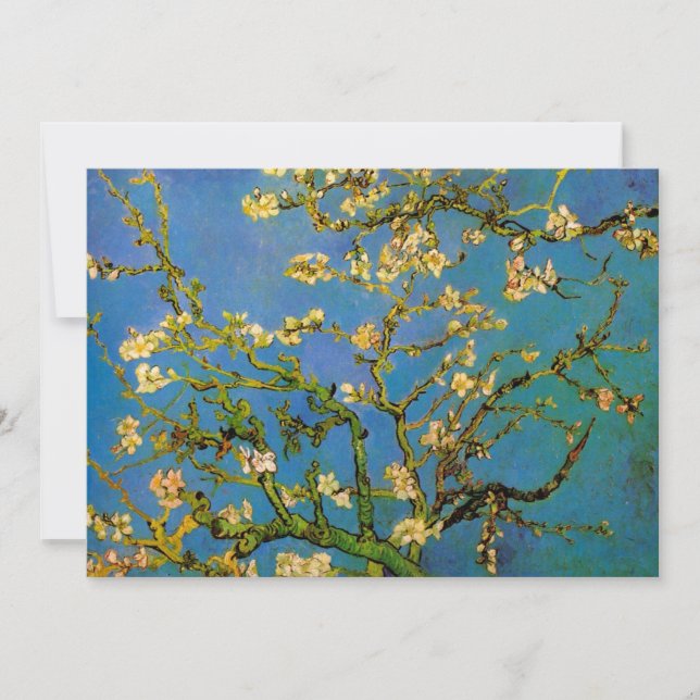 Blossoming Almond Träd av Vincent van Gogh (Framsida)