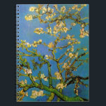 Blossoming Almond Träd av Vincent van Gogh Anteckningsbok Med Spiral<br><div class="desc">Blossoming Almond Träd av Vincent van Gogh är en vintage bra konst post impressionism som fortfarande målar upp blommigten med blommor på grenarna av en mandel träd i en trädgård. Blå himmel ligger i bakgrunden. Om konstnären: Vincent Willem van Gogh (1853-1890) var en av de mest berömd Post impressionist-målarna under...</div>