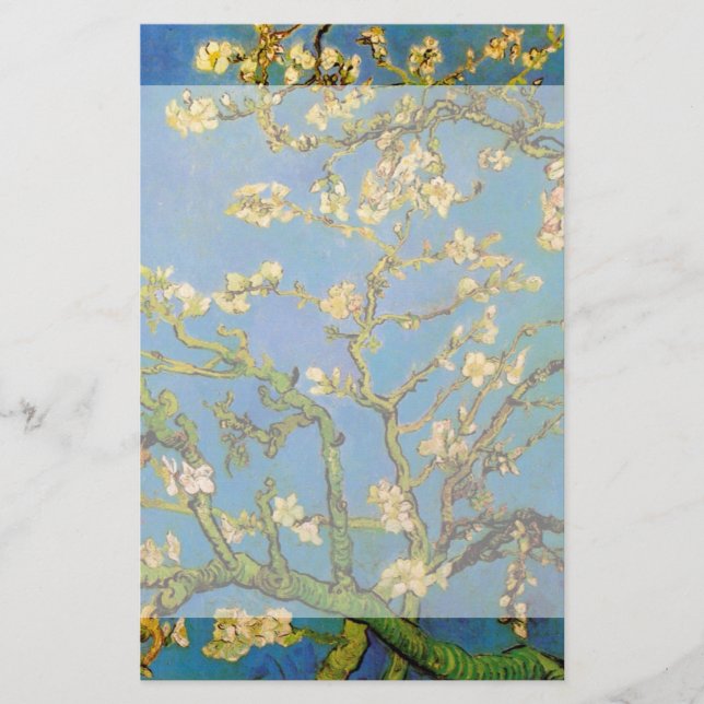 Blossoming Almond Träd av Vincent van Gogh Brevpapper (Framsida)