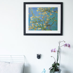 Blossoming Almond Träd av Vincent van Gogh Poster